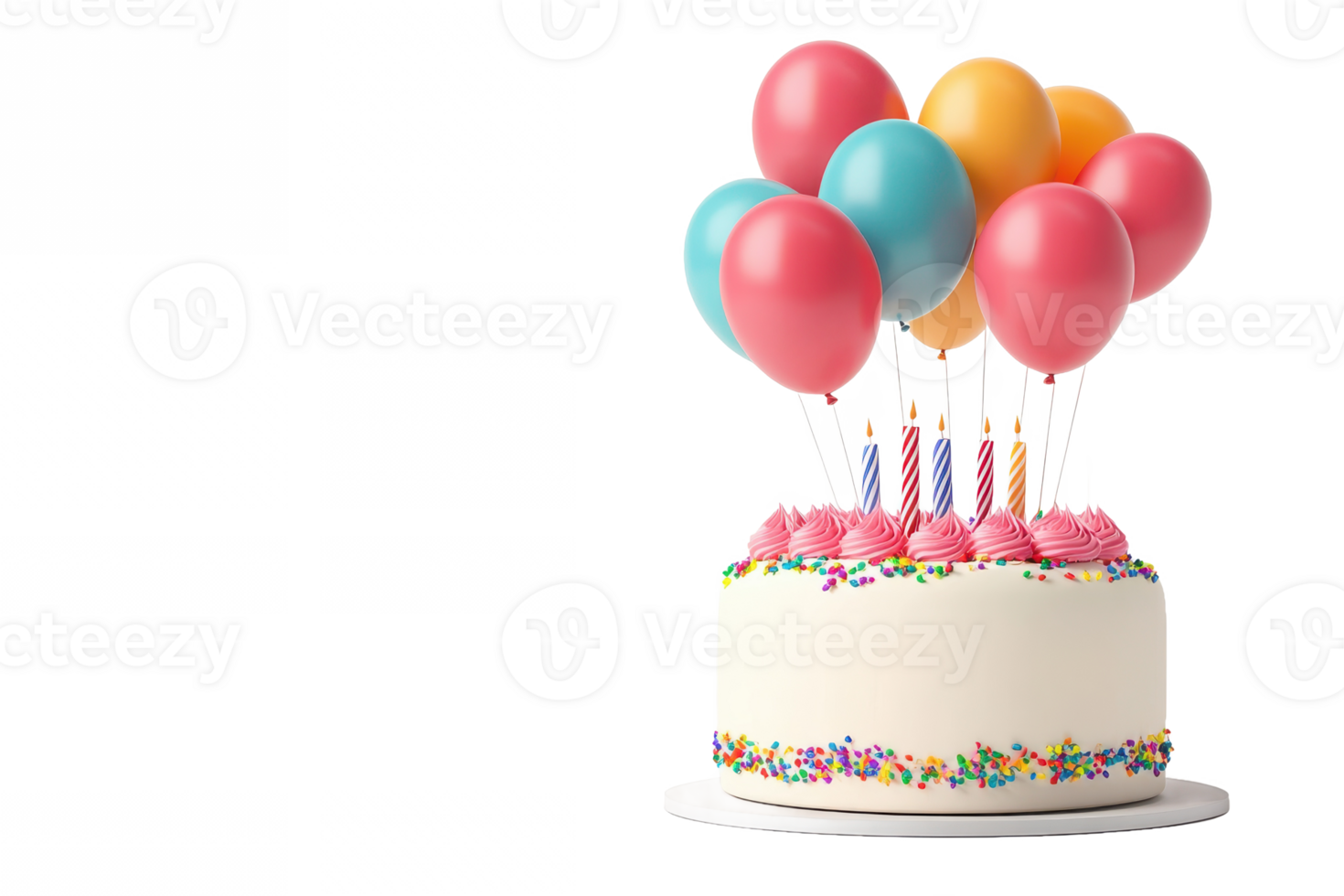 Birthday cake image, showcasing festiv Misty Glimmer png