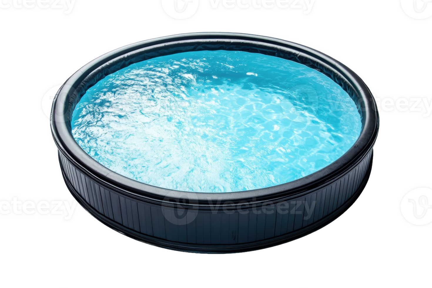 Round inflatable pool image, showcasin Shimmering Light png