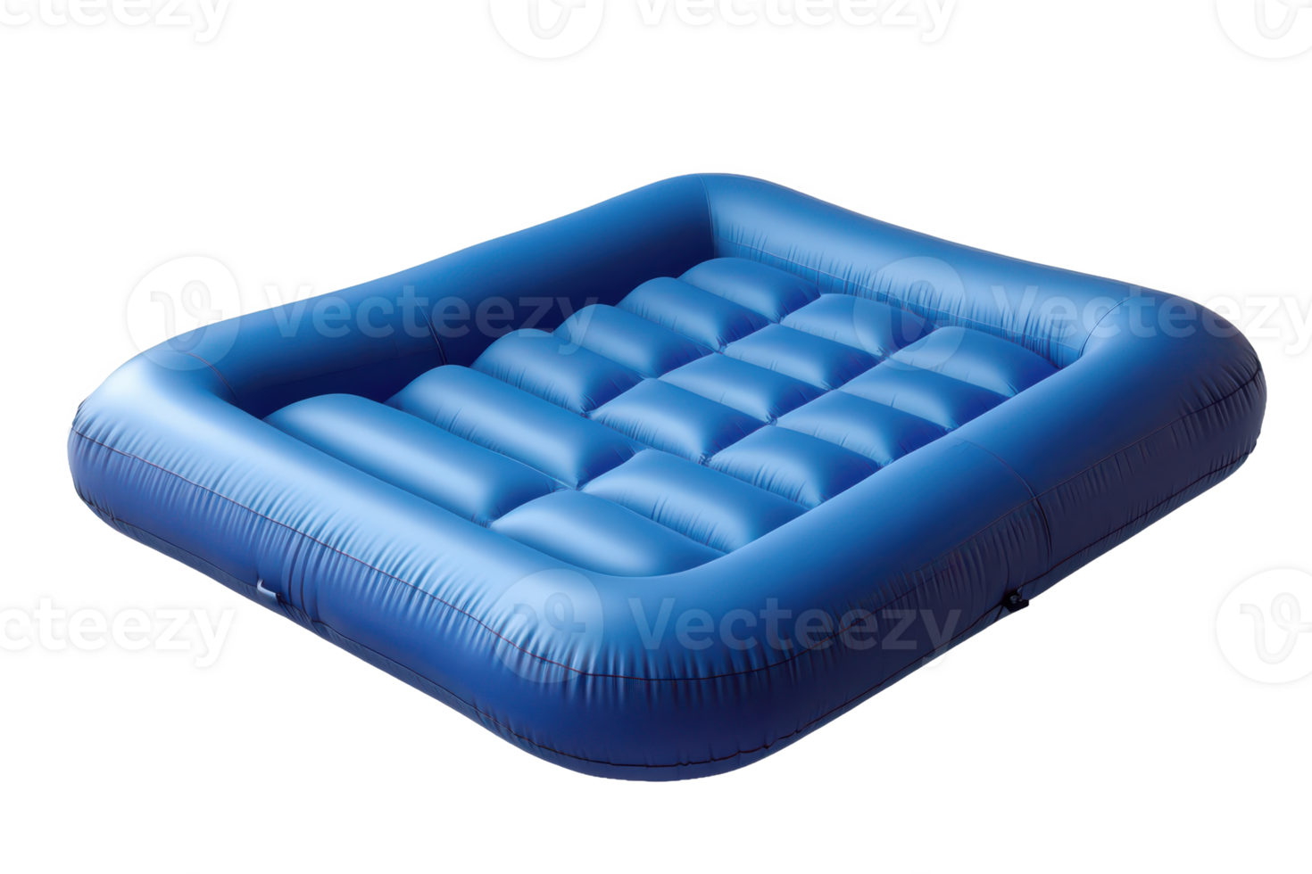 Blue inflatable mattress imag Serene Gleam png