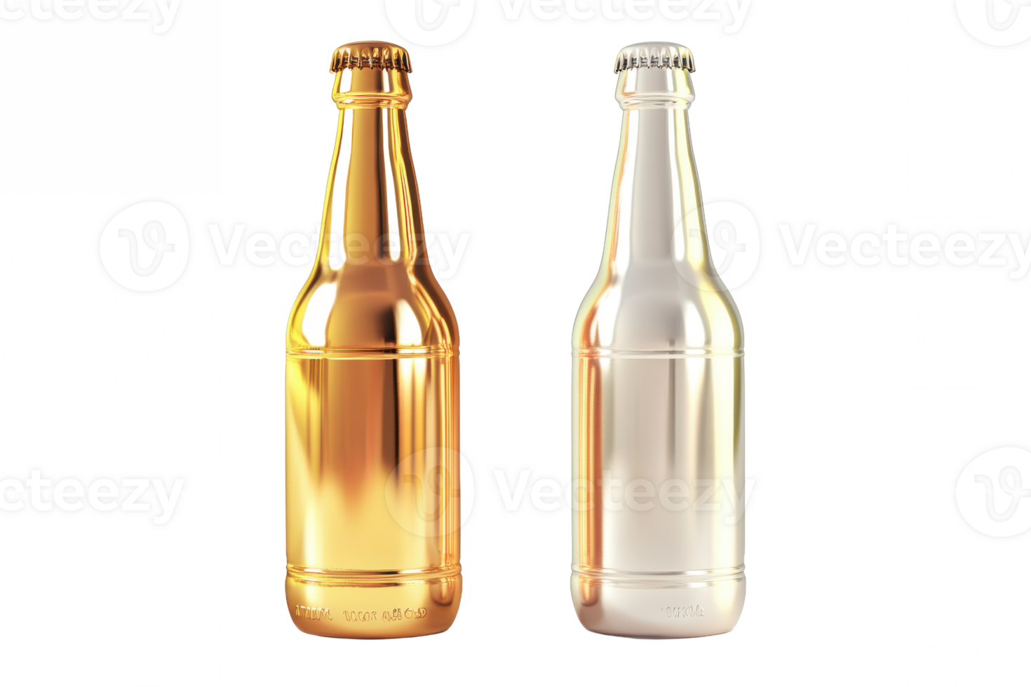 Beer bottle image, showcasing beverag White Glow png