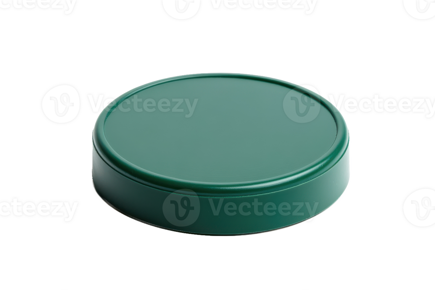 a green cube with a smooth and shiny surface..... png