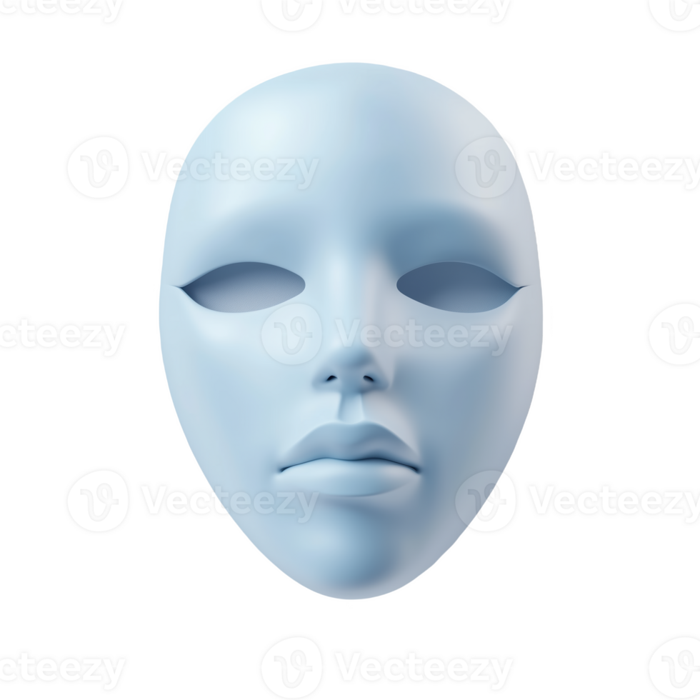 Soft face mask designed for artistic and creative expression in workshops png
