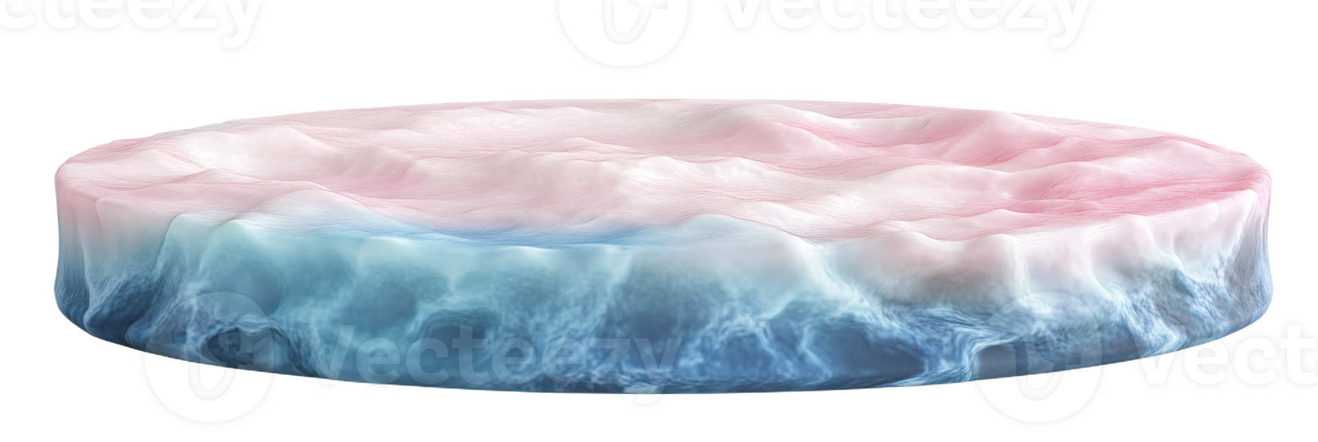 Pastel toned podium designed with an abstract aesthetic for creative events png
