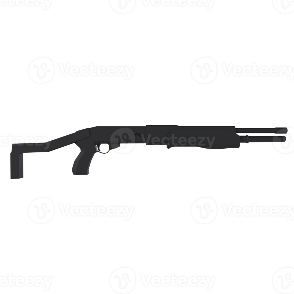 shotgun weapon isolated on transparent png