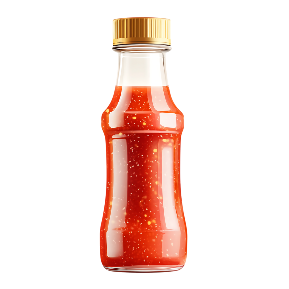 bottle of ketchup on a transparent background png