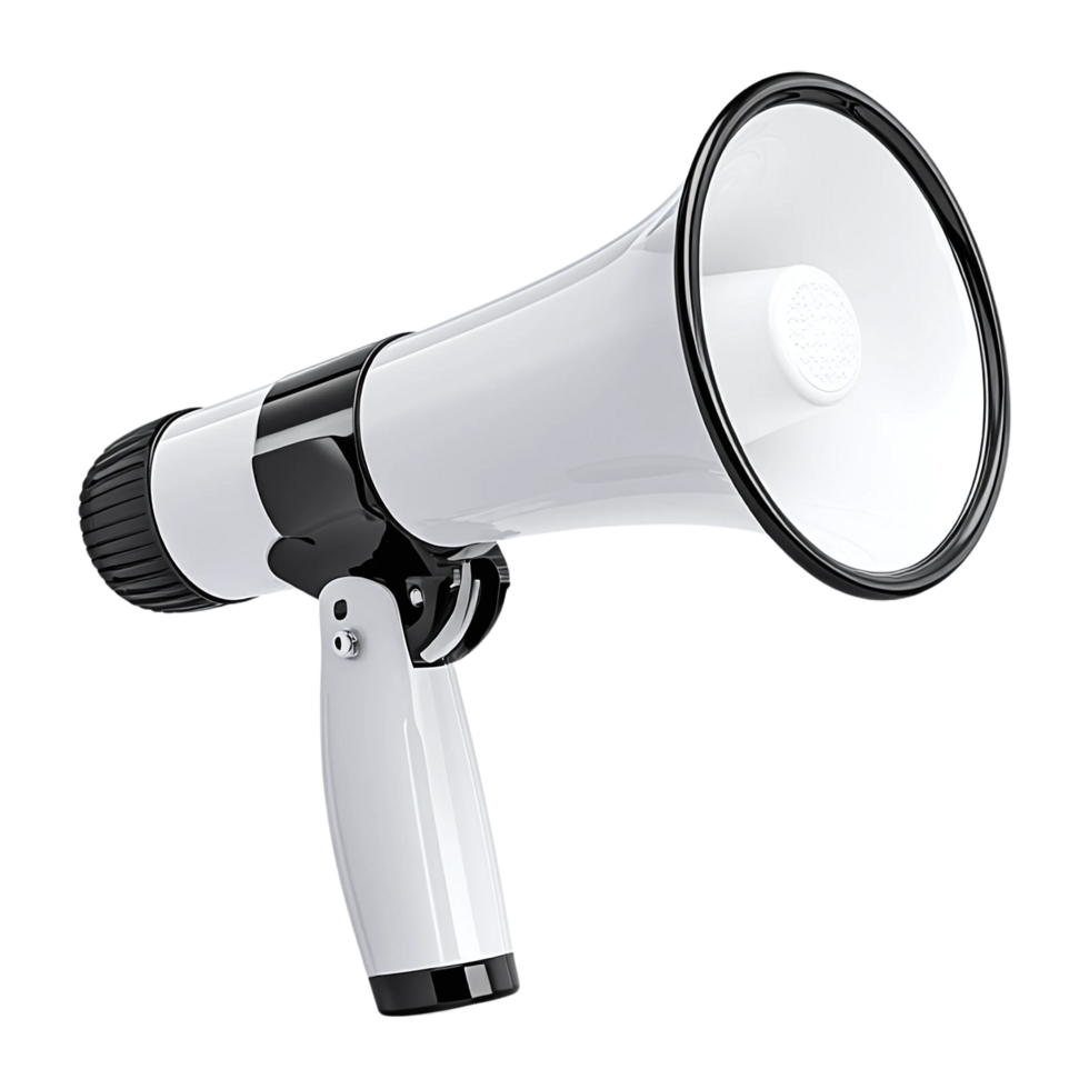 Realistic Bullhorn for Amplifying Sound png