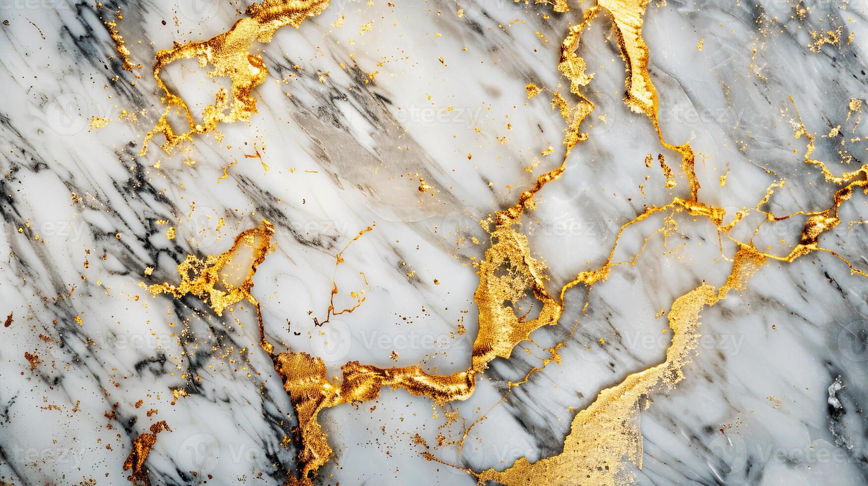 Elegant Marble Texture with Golden Veins for Interior Design Projects photo