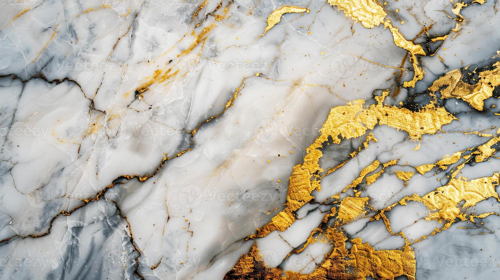 Elegant Marble Texture with Gold Foil Accents for Design Projects photo