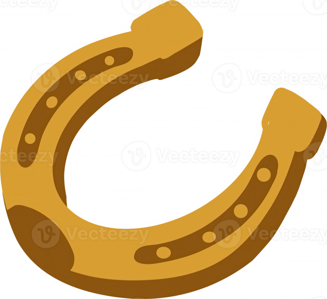 A lucky horseshoe symbolizing good fortune and protection. png