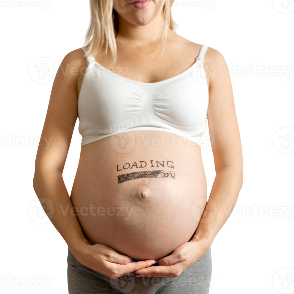 loading pregnancy progress with transparent background png