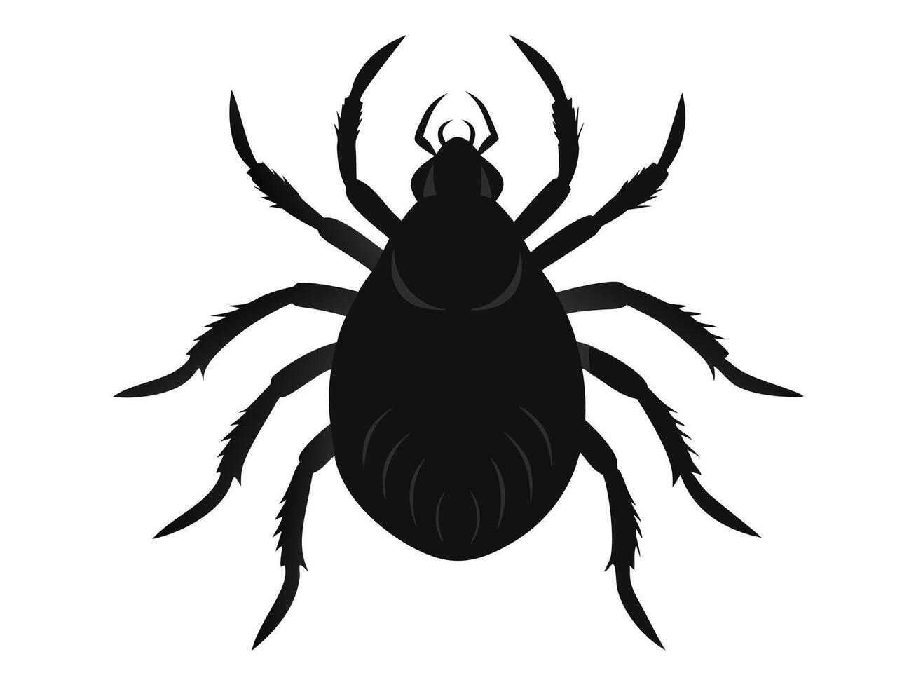 Black tick on white background illustration vector