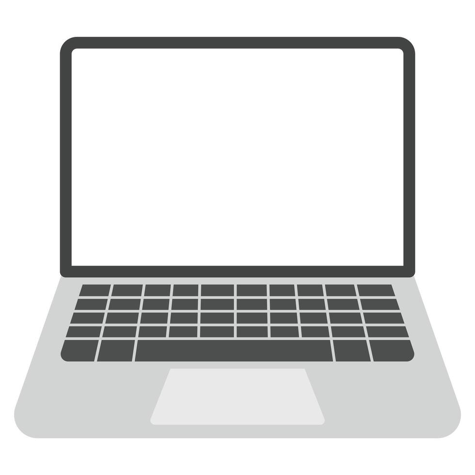 Multimedia Illustration Laptop computer icon vector