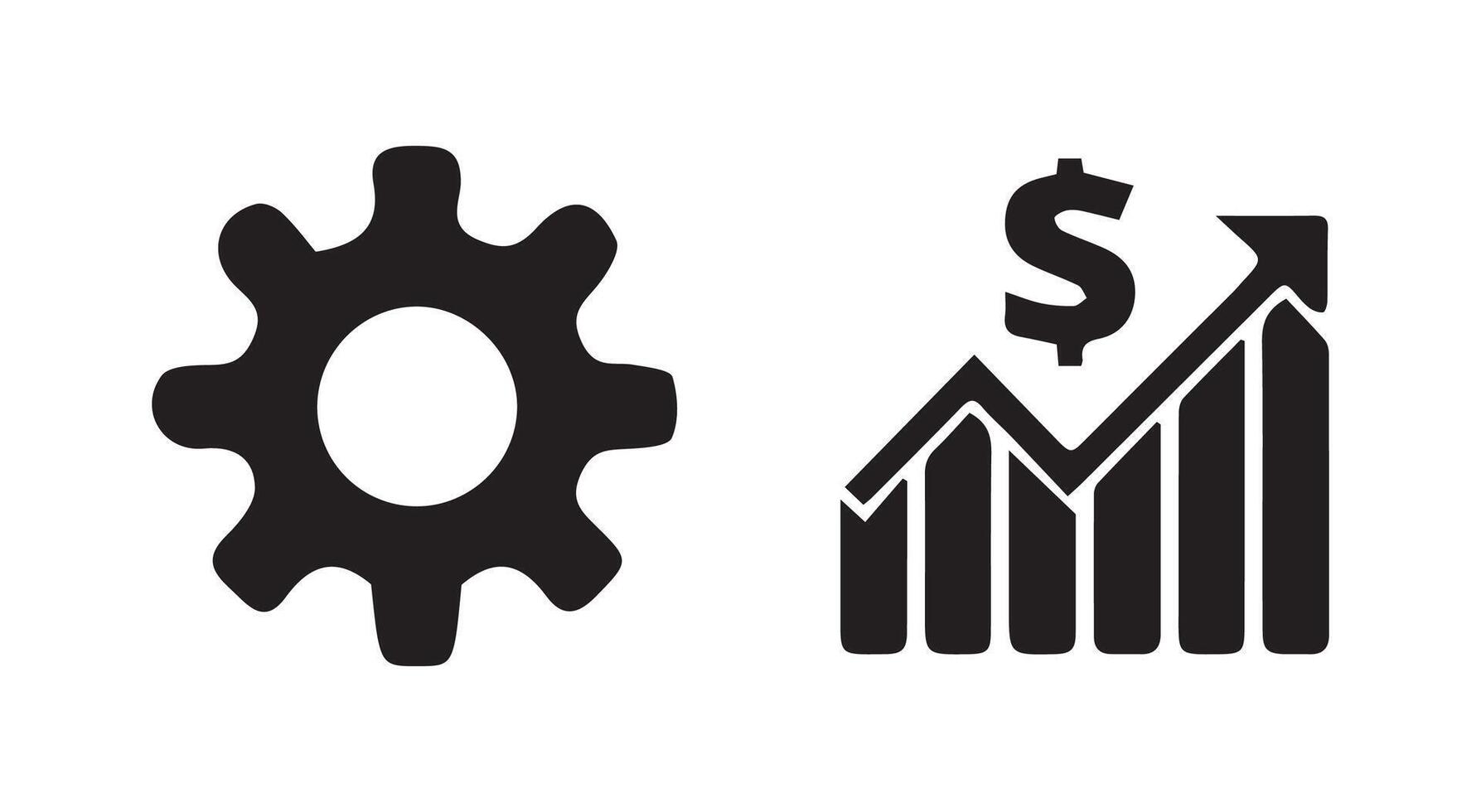 Business Success icon set.Revenue Growth, Profit Maximization, Market Expansion, Eps 10 vector