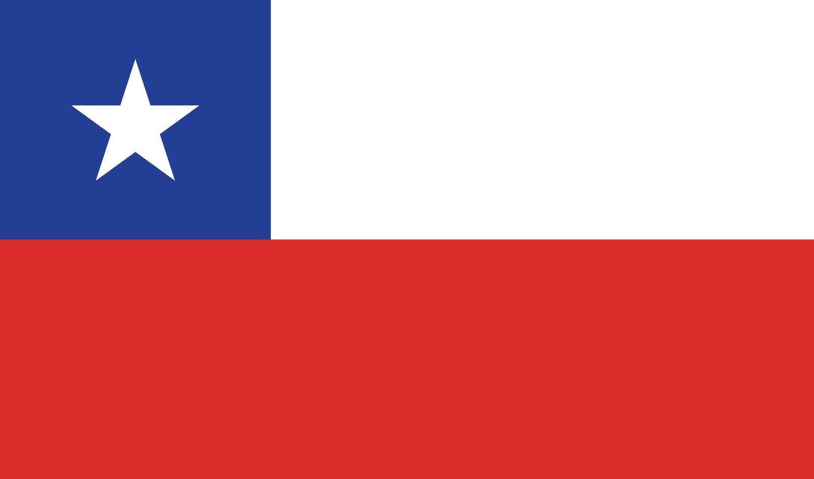 Chile Flag Stock Image. vector