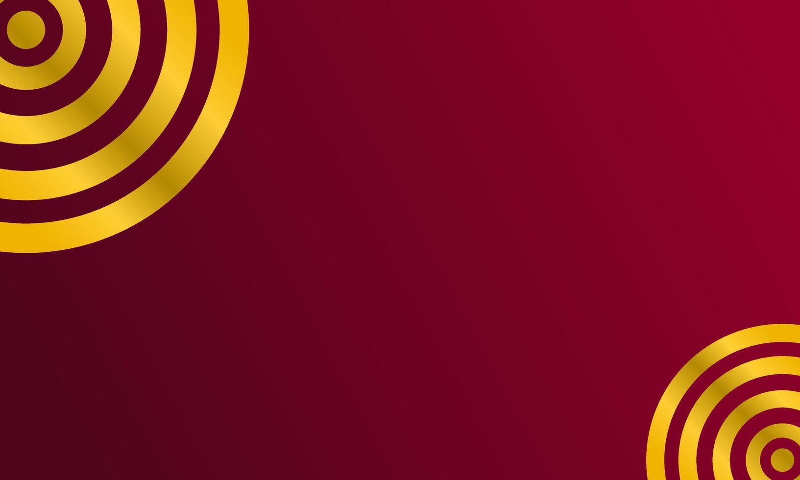 Golden Circles Background vector