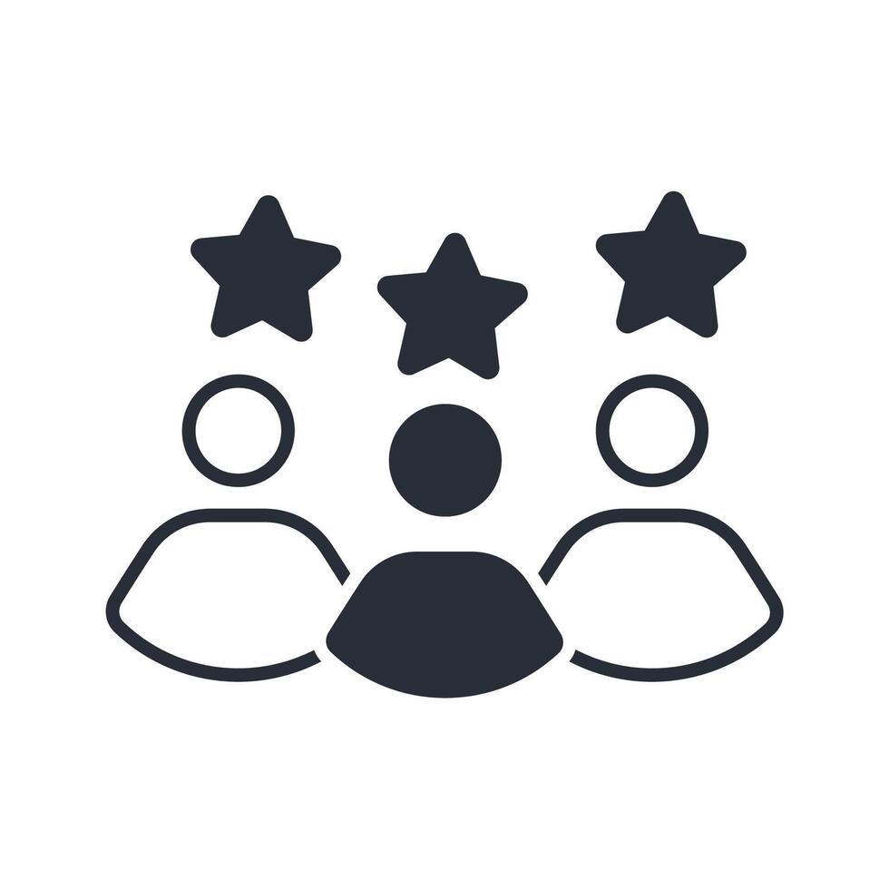 member icon flat vector