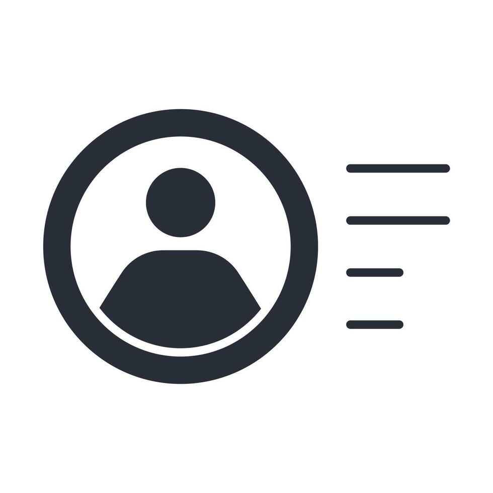 profile icon flat vector