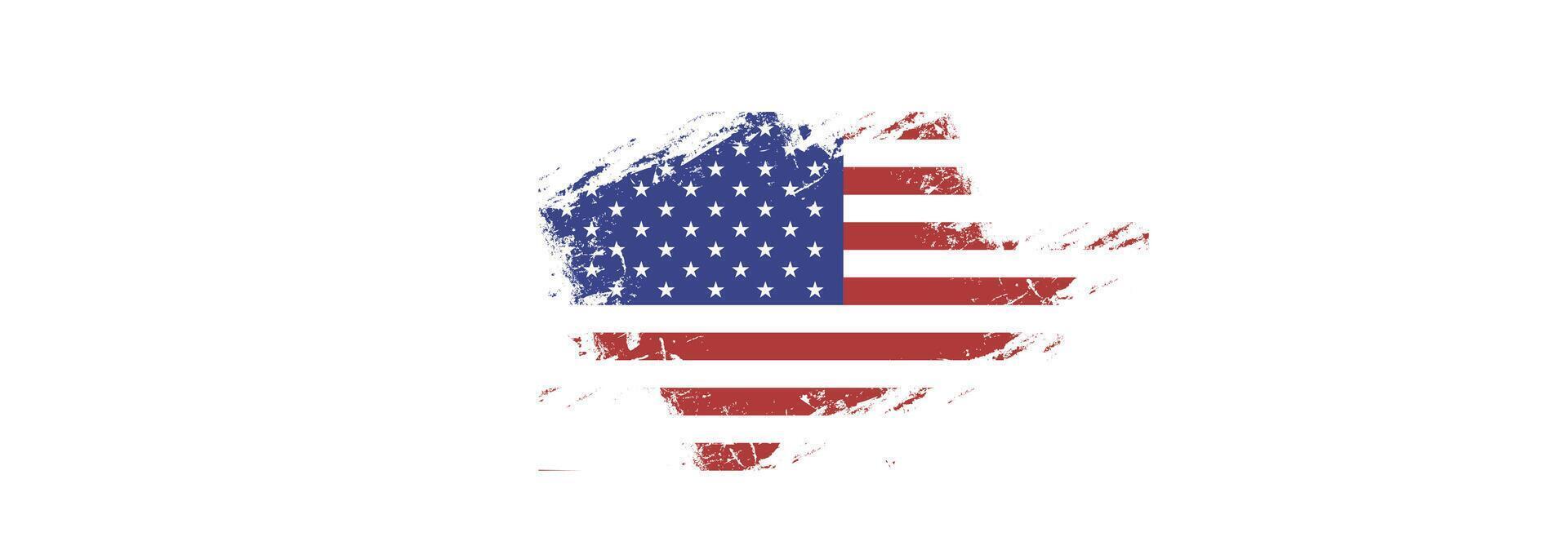 Flag of America. vector