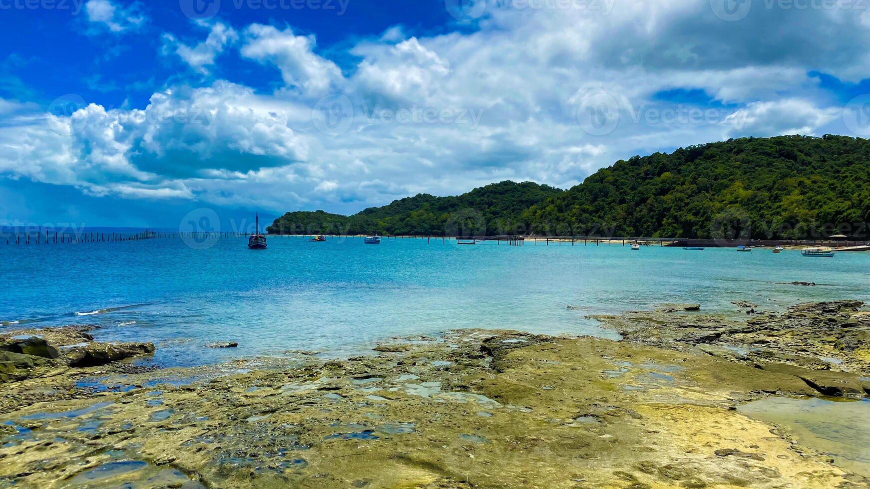Tropical Beach Blue Water brazil photo