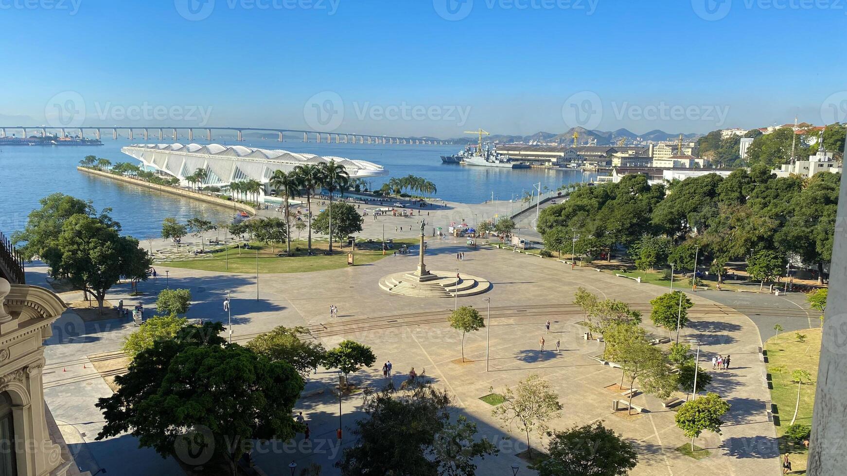 Museum bridge plaza view museu do amanha photo