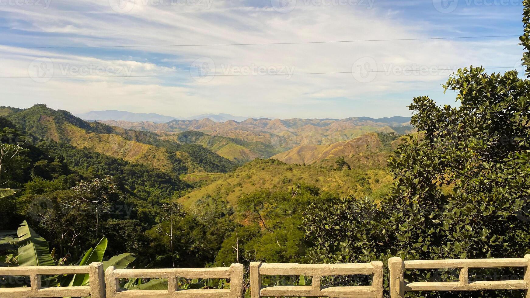 Mountain Landscape Green Hills photo
