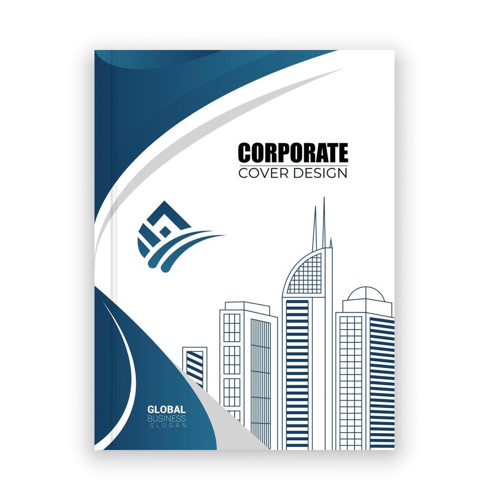 corporate brochure design vector