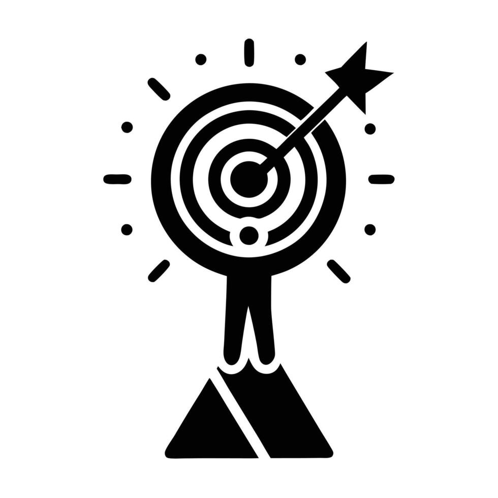 target, bullseye, arrow, achievement, success vector