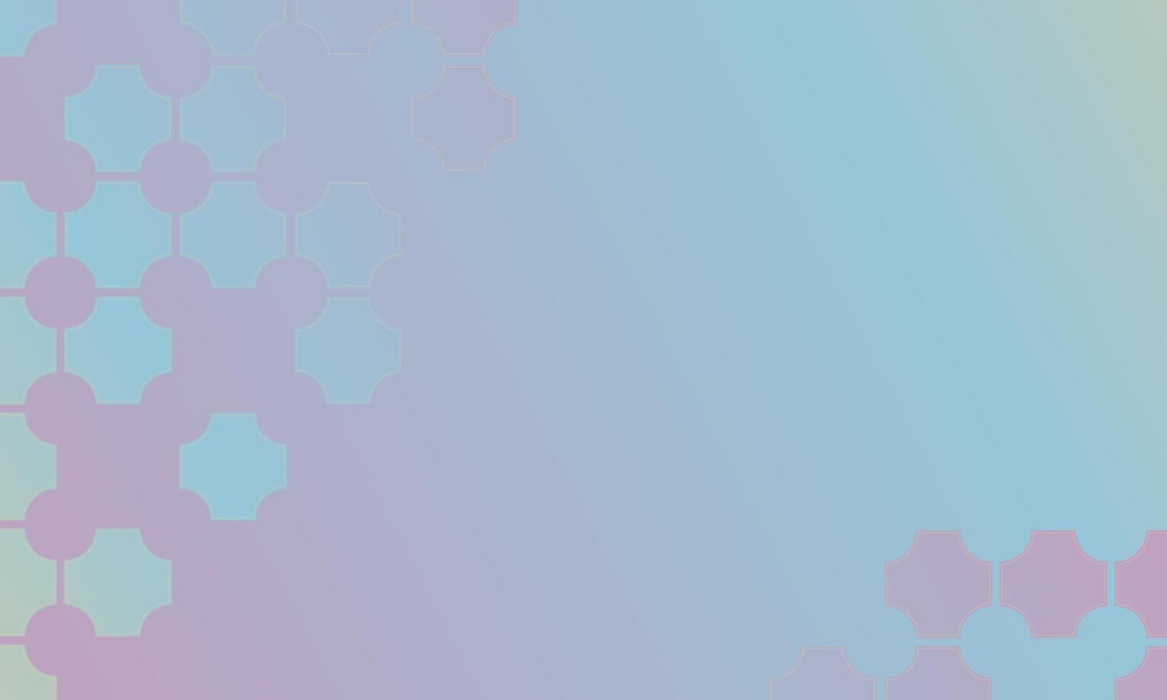 a colorful background with hexagons and squares vector