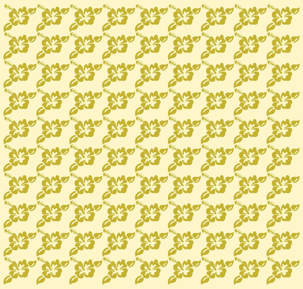 a yellow and green pattern with leaves vector