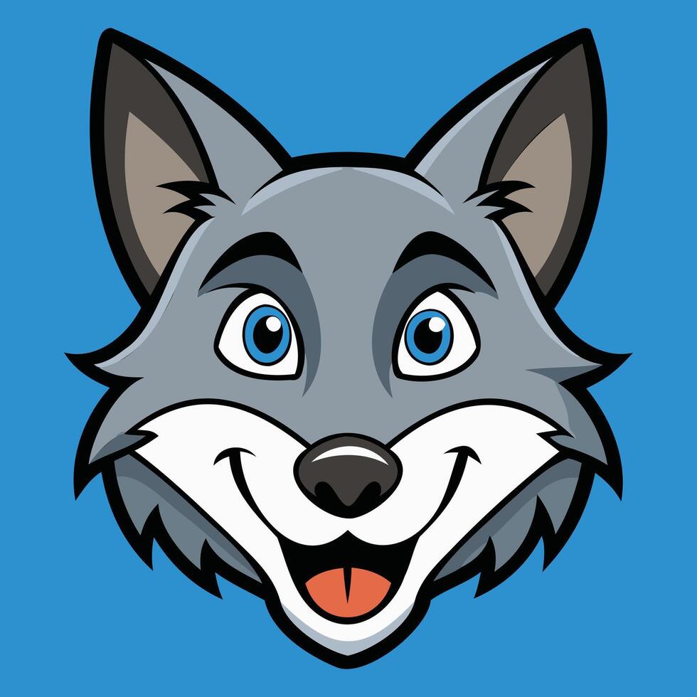 Powerful Wolf Head Mascot for Branding and Sports vector