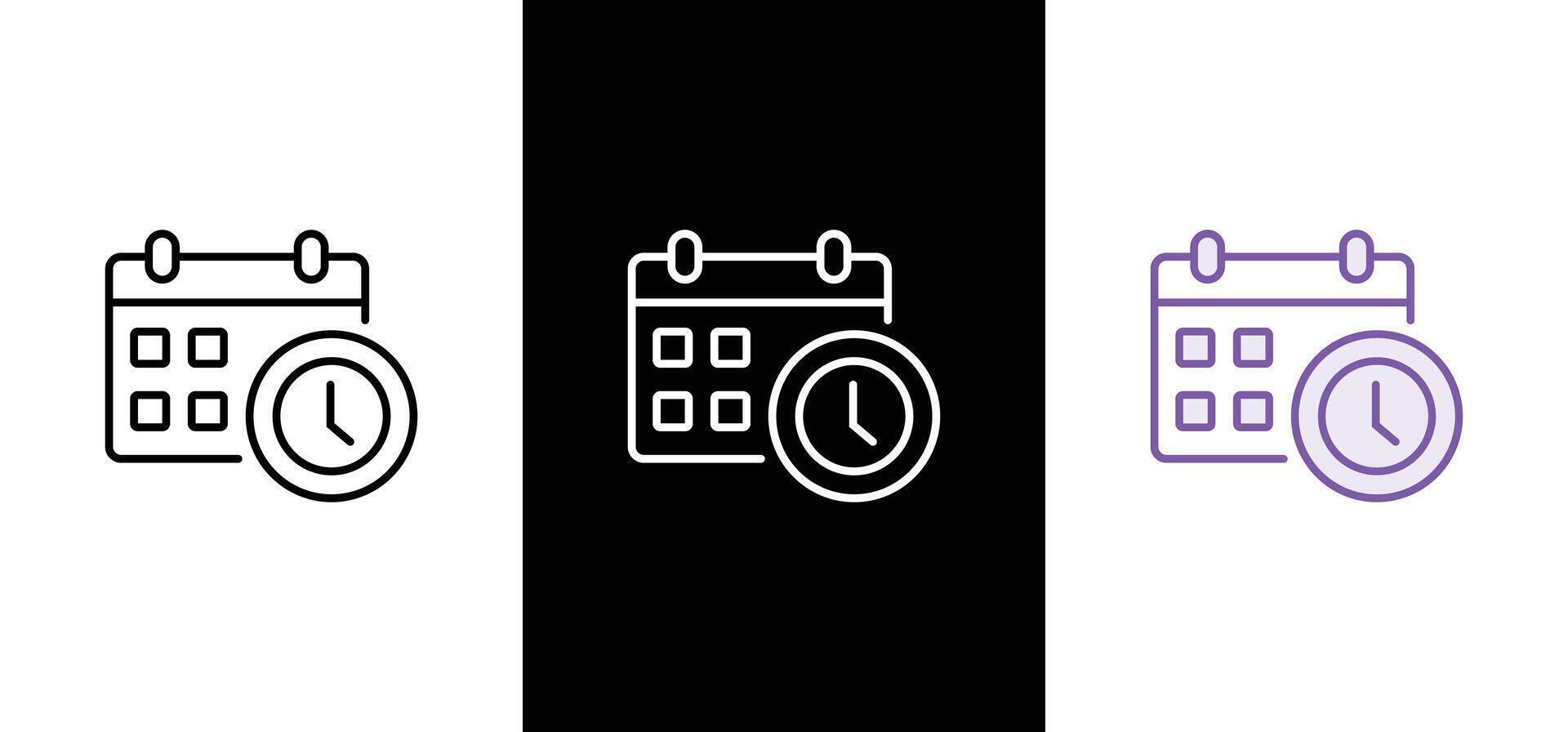 Calender icon design with white background stock illustration vector
