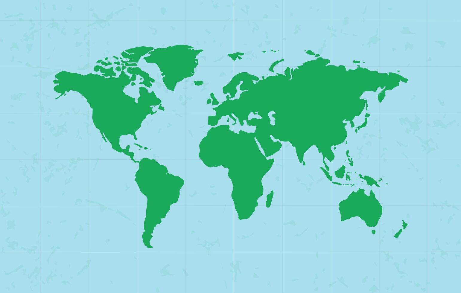 Illustration of a Colored map of world vector
