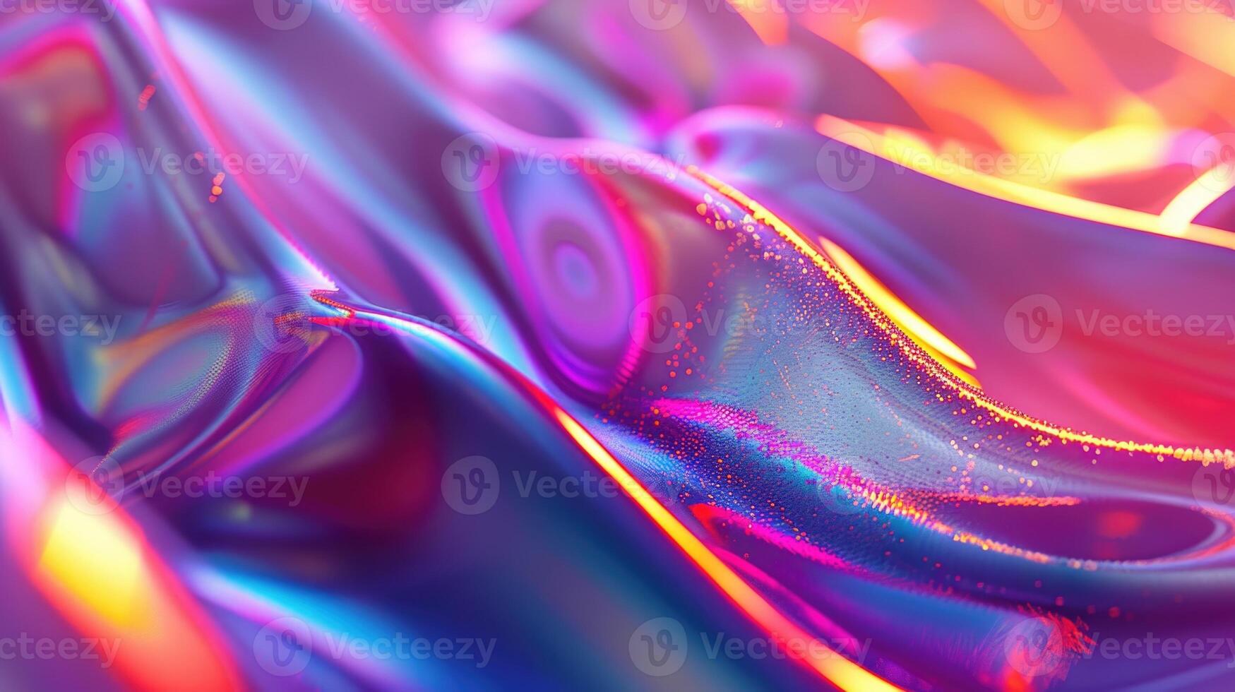 A close up of a colorful liquid with a wave pattern photo