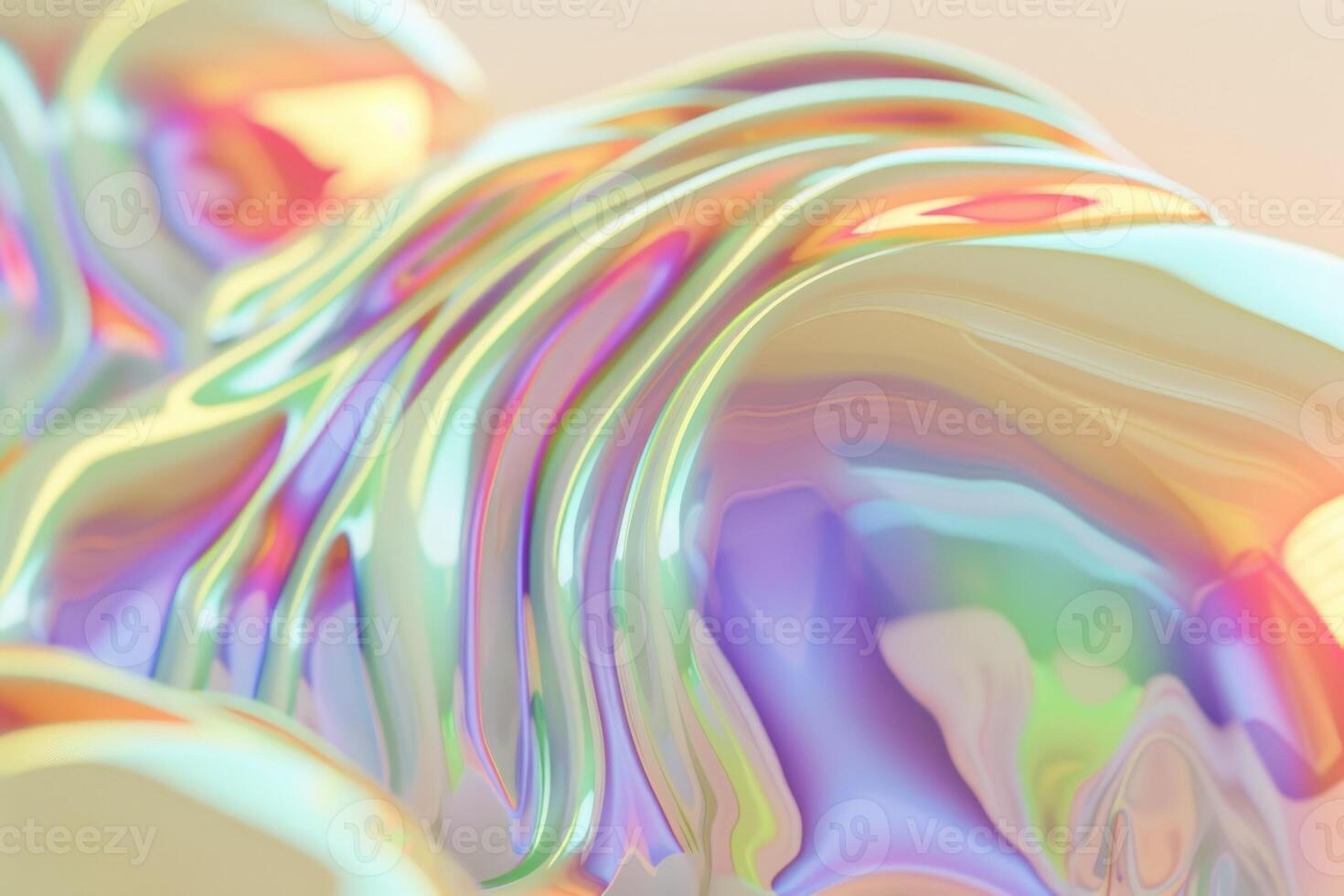 Abstract background of liquid with rainbow colors photo