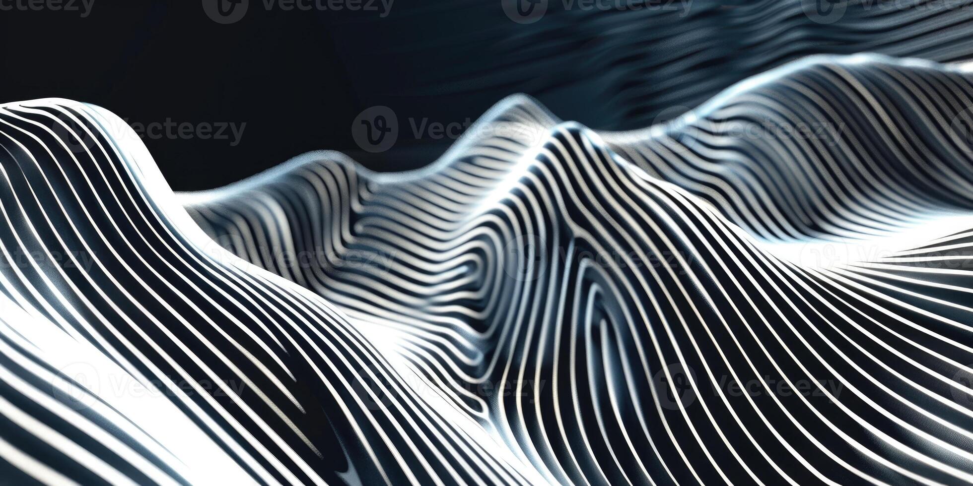 Abstract wave background with lines and curves photo