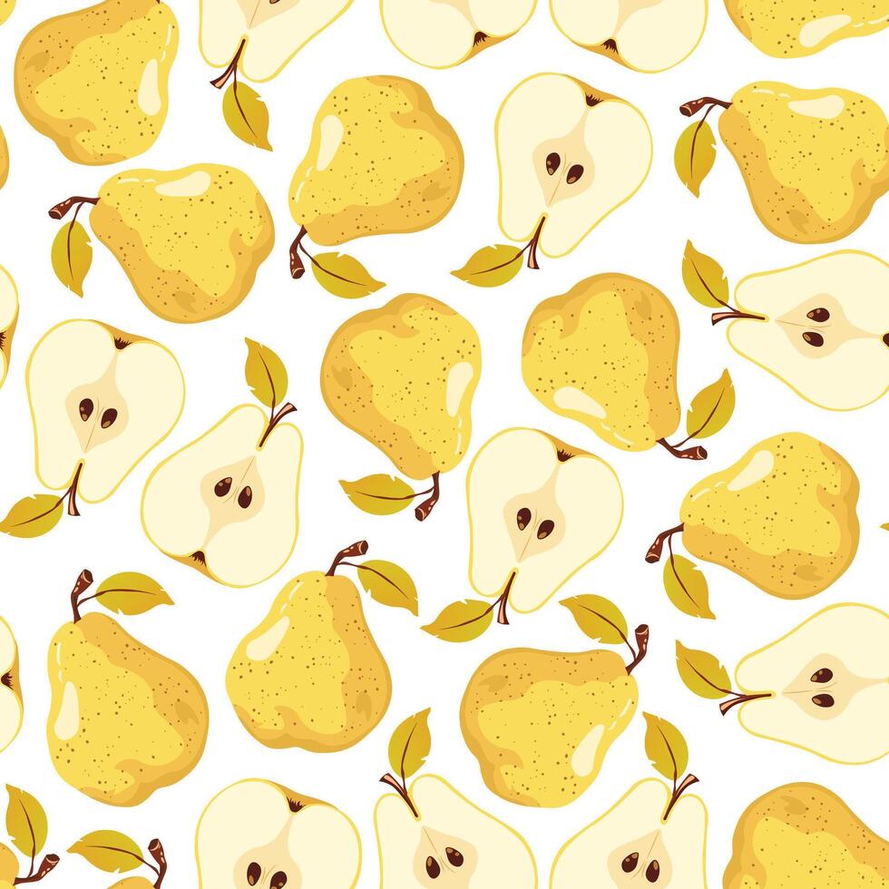 A lively pear print design. vector