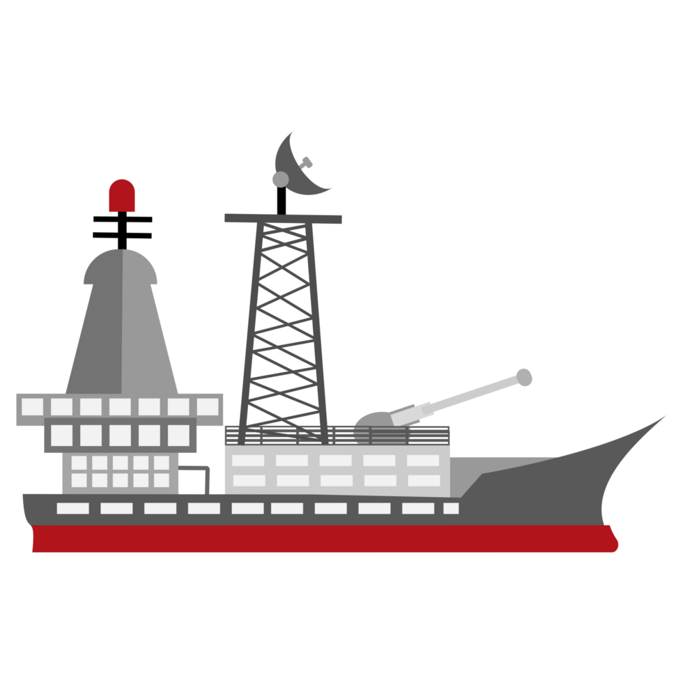 oil tanker ship icon, isolated on transparent background png