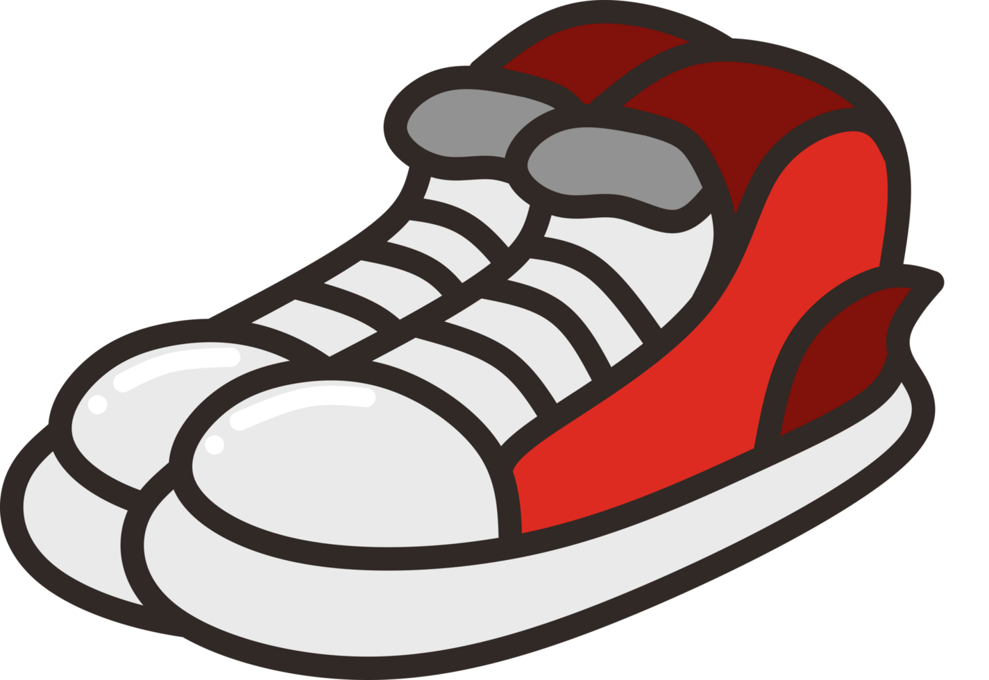 Shoes Cartoon School Tools Collection png