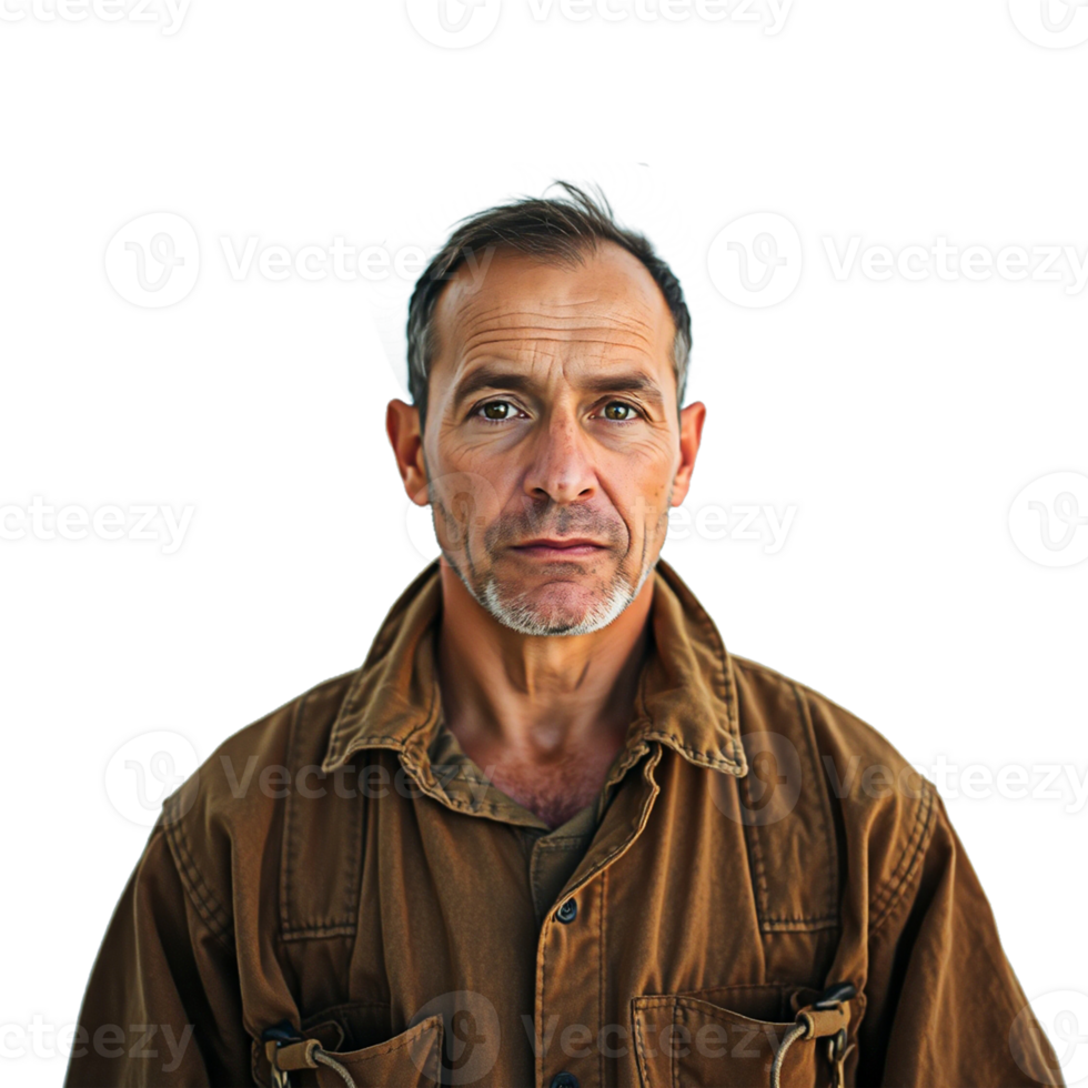 portrait of a man with a serious expression on his face png