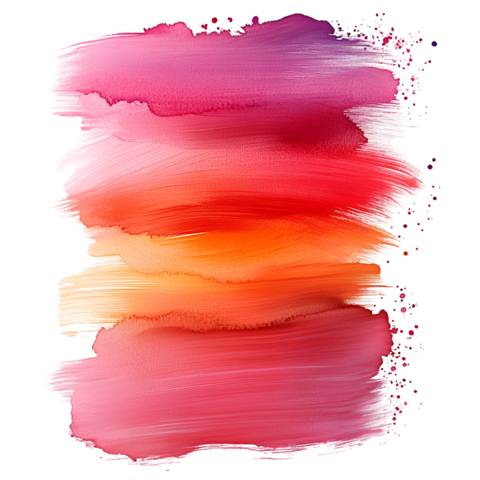 Abstract Warm Color Paint Strokes Texture Background png