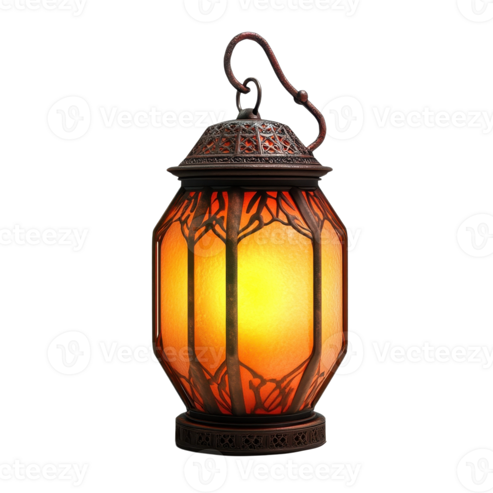 Festive Holiday Lantern Glow on transparent background. png