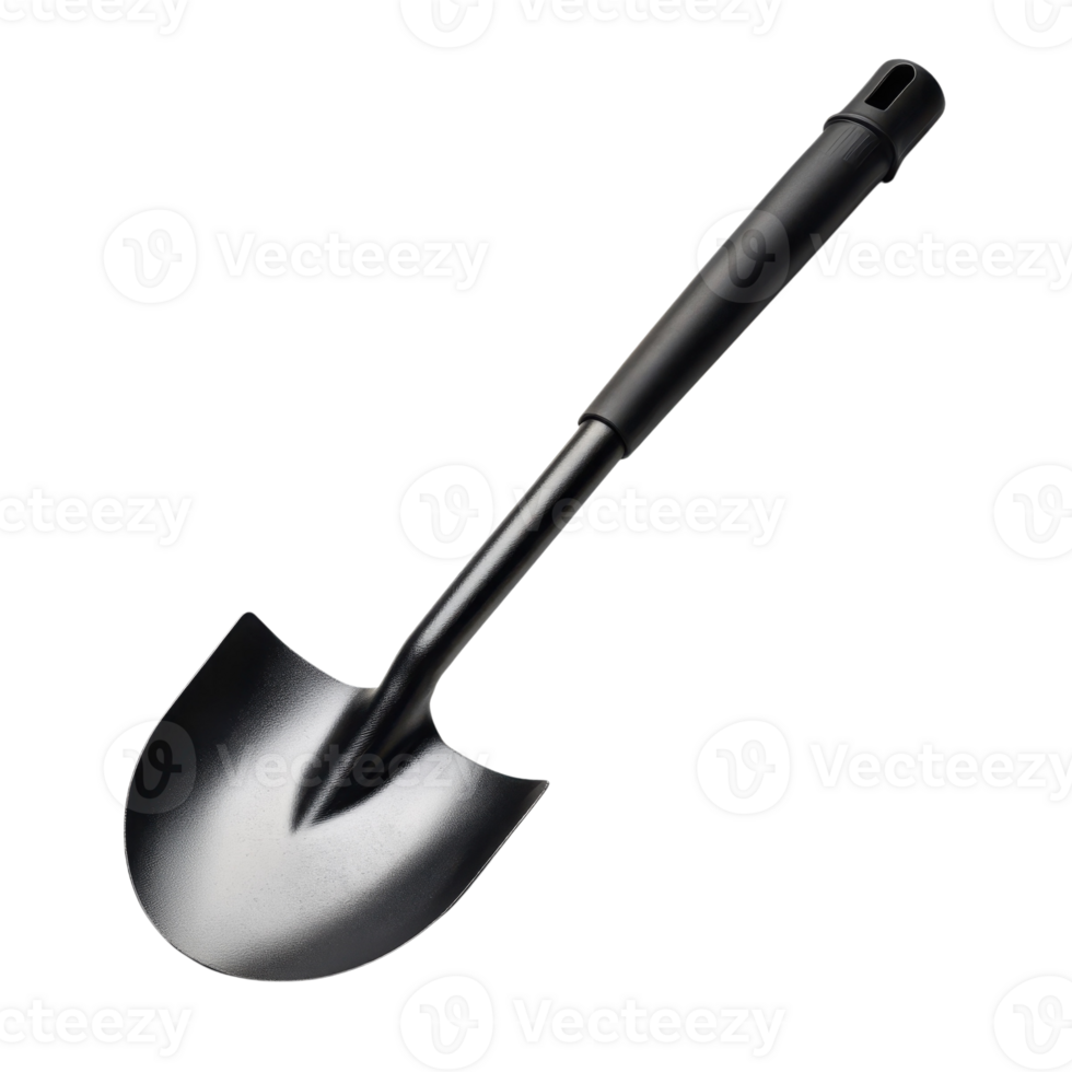 Gardening Shovel for Small Spaces on transparent background. png