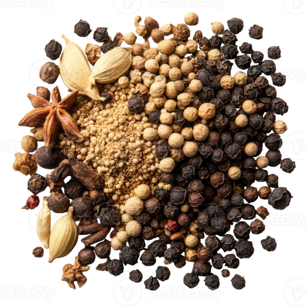 Garam Masala Spice Blend Aromatic on transparent background. png