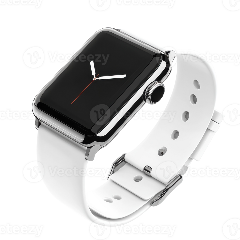 Smartwatch on White Background on transparent background. png