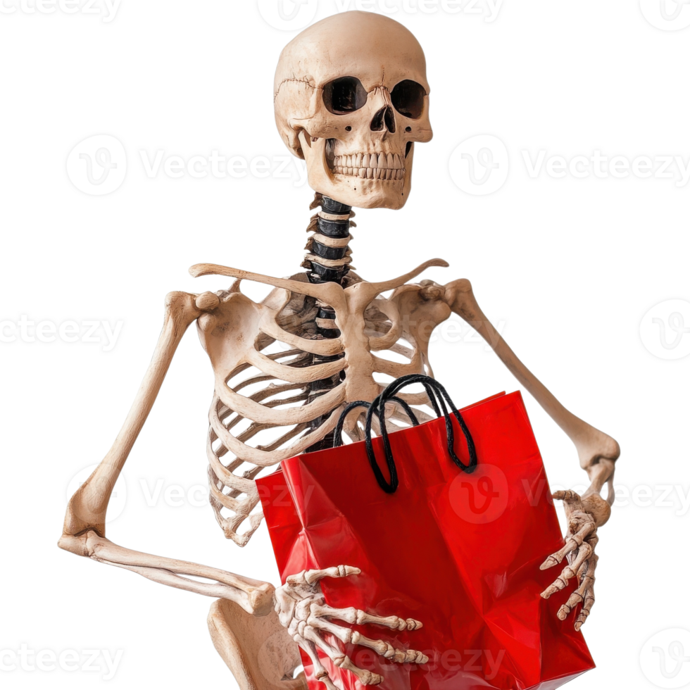 Spooky Shopping Season Sale Ad on transparent background. png