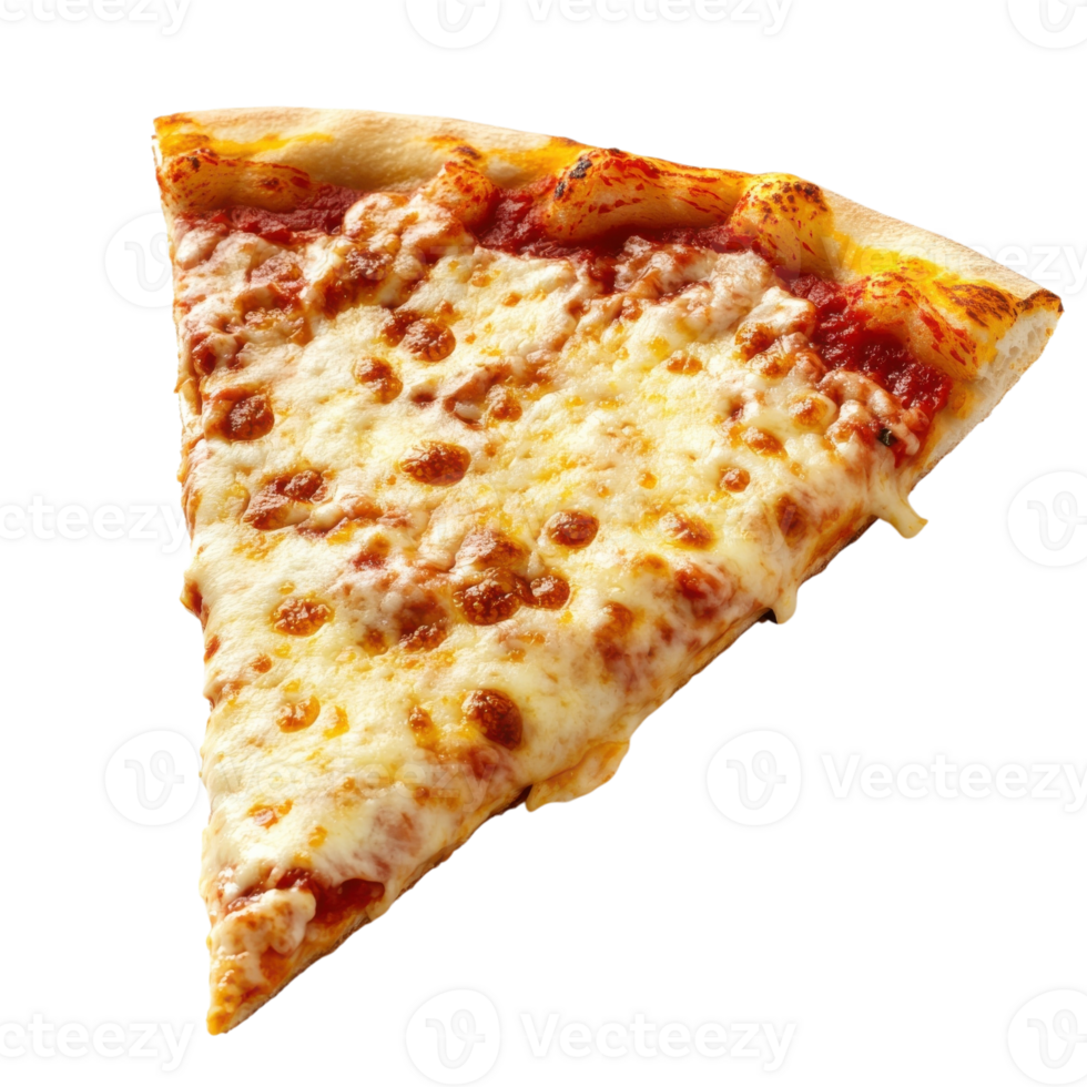 Cheese Pizza Slice on transparent background png