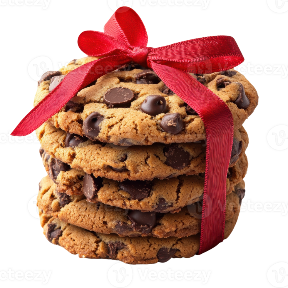 Chocolate Chip Cookies on transparent background png