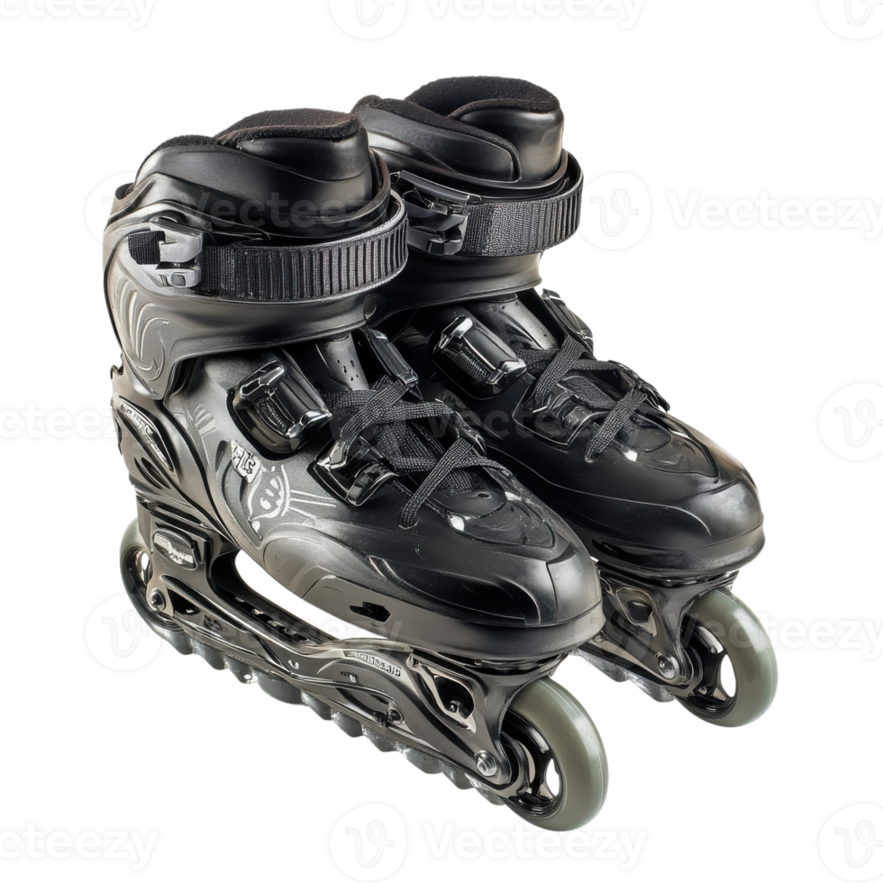 Inline Skates Sport Equipment on transparent background. png