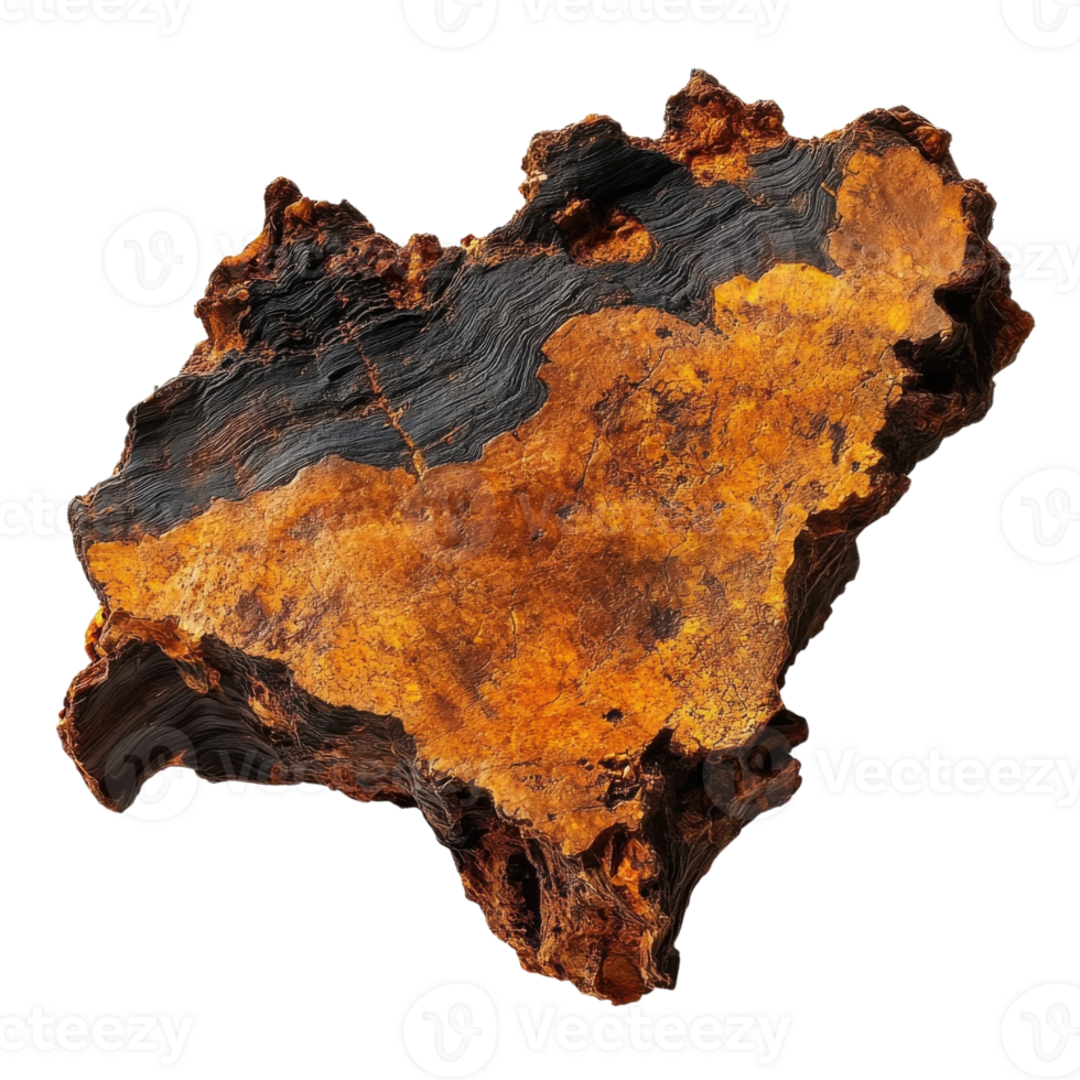 Chaga Mushroom Health Benefits on transparent background. png