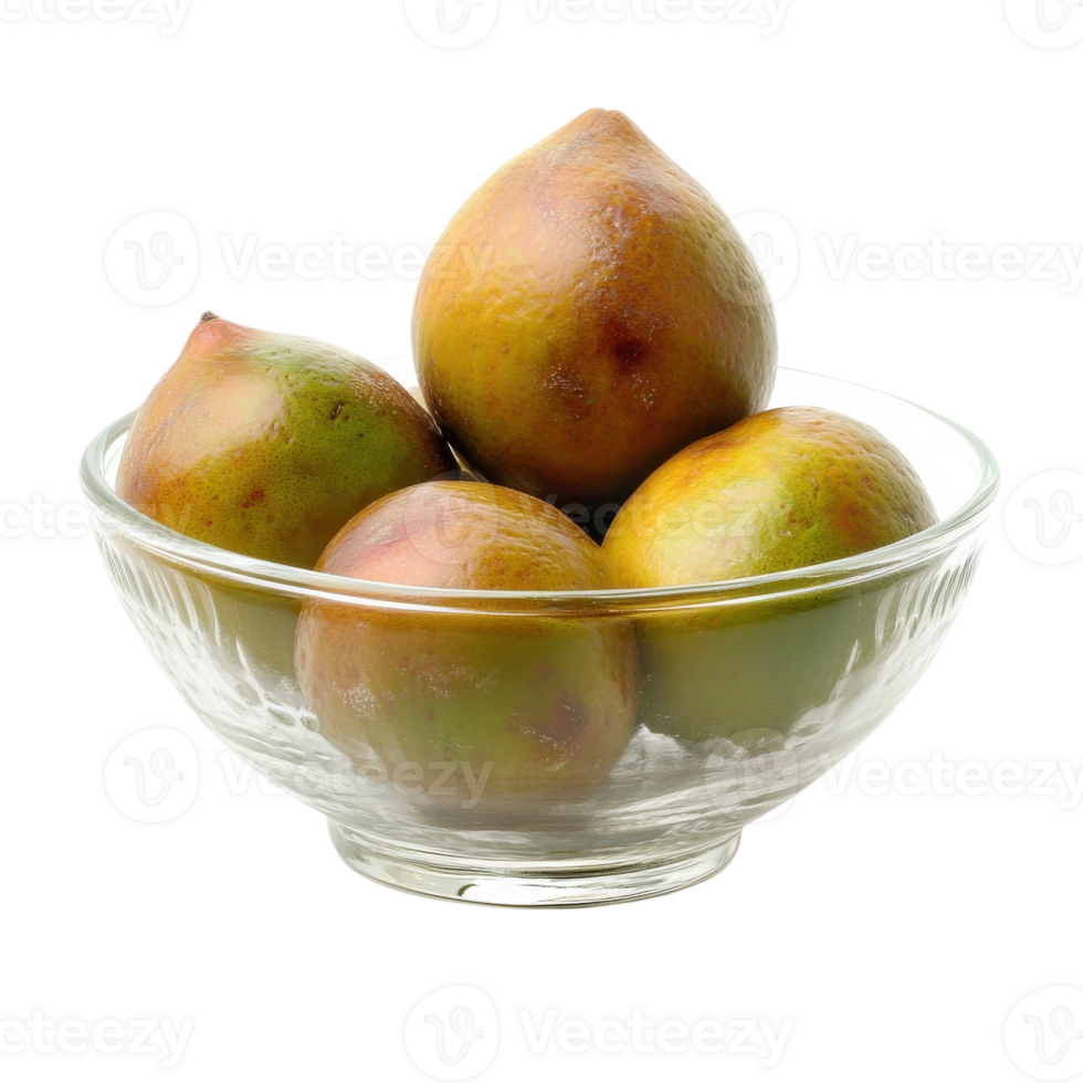 Delicious Lucumas Fruit Close Up on transparent background. png